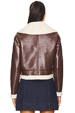 Isaiah Faux Shearling Aviator Jacket - thumbnail 7