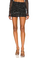 Product image of Alice + Olivia Ramos Sequin Fitted Mini Skirt. Click to view full details
