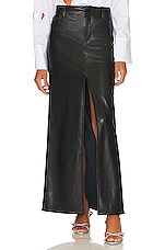 Product image of Alice + Olivia Rye Faux Leather Skirt. Click to view full details