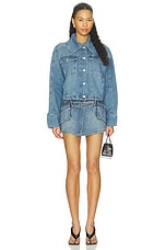 Brandy Denim Cargo Mini Skirt - thumbnail 8