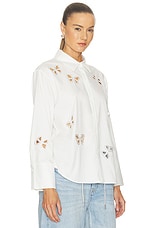 Finely Embellished Buttondown With Cutouts - thumbnail 5