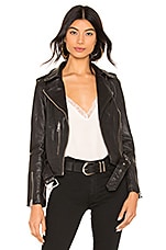 Product image of ALLSAINTS Balfern Leather Biker Jacket. Click to view full details