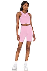 alo High Waist Biker Short in Parisian Pink REVOLVE