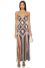 Leandra Corded Slip Midi Dress - thumbnail 4