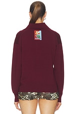 Claudia Plum Knit Polo - thumbnail 6