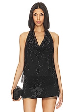 Product image of Amanda Uprichard X Revolve Niecy Mesh Sparkle Top. Click to view full details