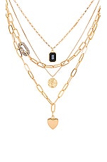 Amber Sceats Layered Pendant Necklace in Gold | REVOLVE