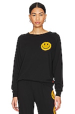 Product image of Aviator Nation Smiley 2 Crew Sweatshirt. Click to view full details