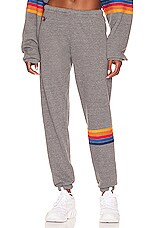 Product image of Aviator Nation Rainbow Stitch Sweatpants. Click to view full details