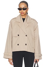 Rickie Cropped Trench - thumbnail 4