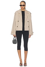 Rickie Cropped Trench - thumbnail 8