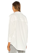 ANINE BING Mika Shirt in White | REVOLVE
