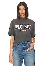 Product image of ANINE BING Wes Tee Painted Muse. Click to view full details