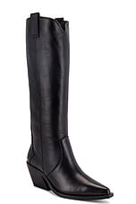 ANINE BING Tall Tania Boot in Black | REVOLVE