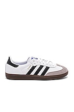 adidas Originals Samba Og Sneaker in White, Black, & Clear Granite ...