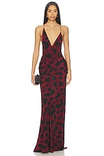 Wrap Asymmetric Gown - thumbnail 4