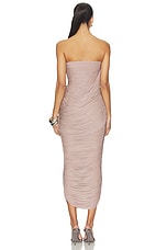 Strapless Drape Column Dress - thumbnail 7