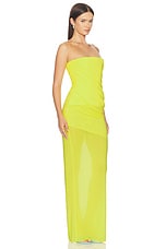 Strapless Tucked Column Dress - thumbnail 5