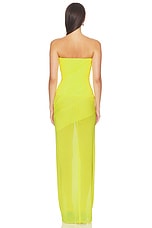 Strapless Tucked Column Dress - thumbnail 6