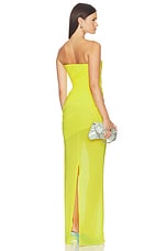 Strapless Tucked Column Dress - thumbnail 7