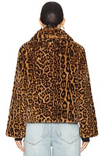 Elis Leopard Short Coat - thumbnail 7