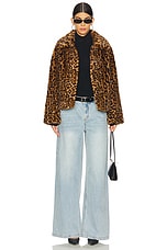 Elis Leopard Short Coat - thumbnail 8