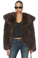 Yara Fox Coat - thumbnail 4