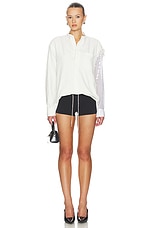 Deconstructed Sequin Oxford Shirt - thumbnail 8