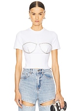 Crystal Bustier T-Shirt