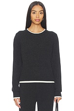 Tove Layered Cashmere Crewneck - thumbnail 4