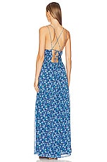 ASTR the Label Ryliana Dress in Blue Floral | REVOLVE