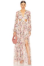 ASTR Bellamy Dress in Pink Stripe
