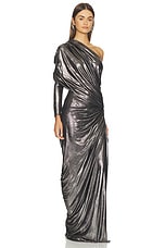 One Sleeve Draped Gown - thumbnail 5