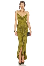 Ruffle Strappy Long Dress - thumbnail 8