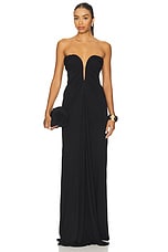 Bustier Ruched Gown - thumbnail 4