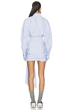 Tie Shirt Mini Dress - thumbnail 6