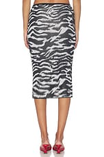 Midi Zebra Skirt - thumbnail 7