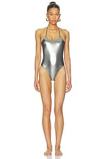 Metallic One Piece Swimsuit - thumbnail 5