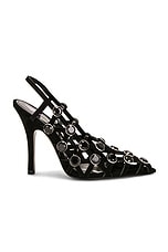 Grid Sling Back Pump