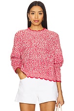 Tipped Ladder Stitch Crew Top - thumbnail 4