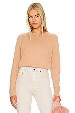 Boyfriend Cashmere Crewneck Sweater in Azure
