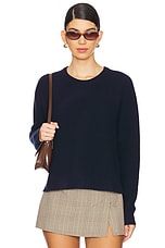 Links Stitch Raglan Shirttail Crew