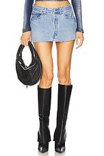 Blue Micro Skirt