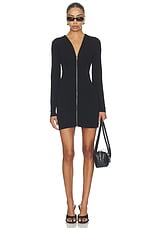 Continuous Zipper Mini Dress - thumbnail 4
