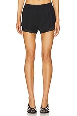 Sartorial Short With Logo Embroidery
