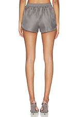 High Rise Mini Track Short With Zip Front Detail - thumbnail 7
