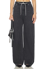 Balloon Jogger Jeans With Crystal Drawcord - thumbnail 4