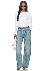 Balloon Jogger Jeans With Crystal Drawcord - thumbnail 8