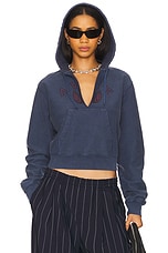Graphic Slit Hoodie