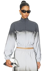 Reflective Shrunken Track Jacket - thumbnail 4